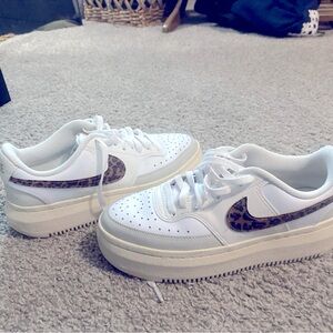 Women’s Nike with leopard